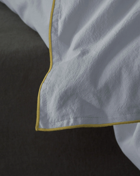 OVER - Solid-color cotton duvet cover by Society Limonta - view 3